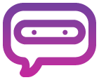 Icon representing omnichannel chatbots