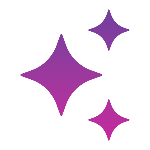 Icon representing features powered by AI